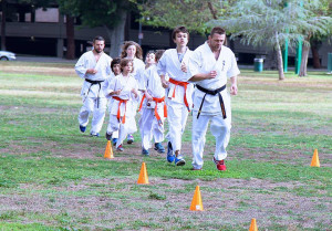 Running Karate Class for Kids